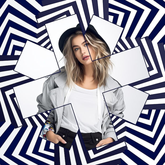 Une photo de profil abstraite sur TikTok