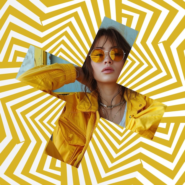 Une photo de profil TikTok ondulée