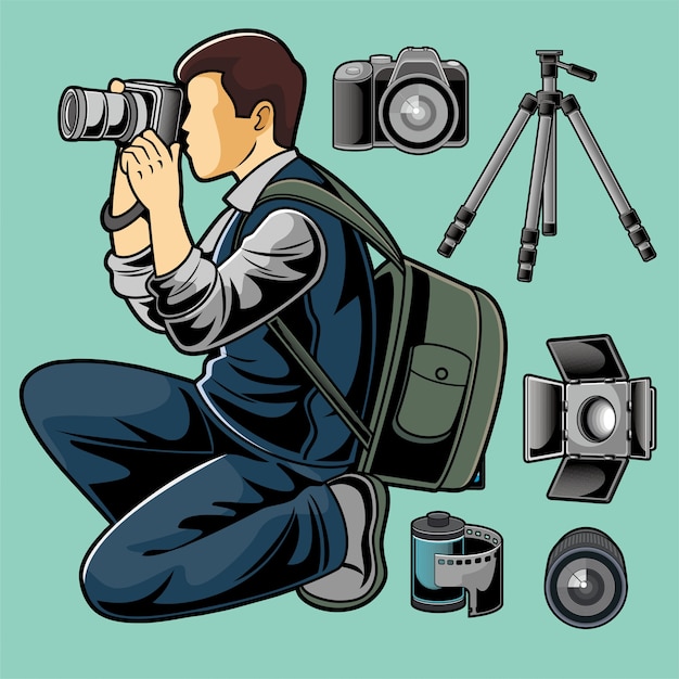 Photographe Pack Vector