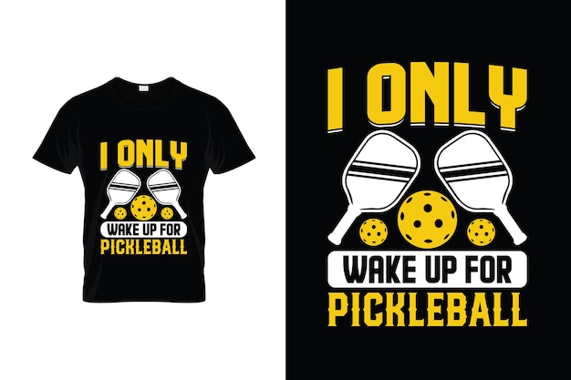 Vecteur pickleball tshirt design ou pickleball poster design ou pickleball illustration