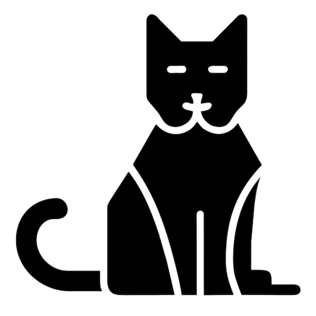 pictogramme du chat à l'intérieur du chien