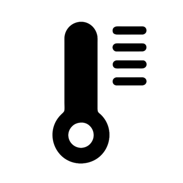 pictogramme du thermomètre