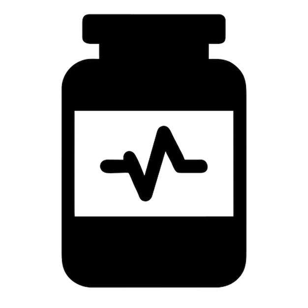 Vecteur pictogramme de glutamine