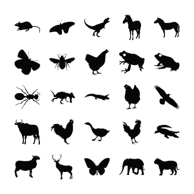 pictogrammes d'animaux