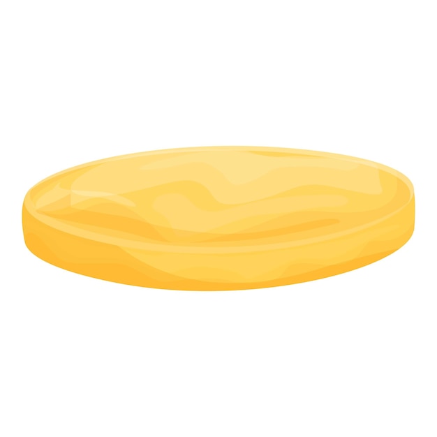 Pièce d'or fruit icône dessin animé vecteur nourriture sèche collation noix