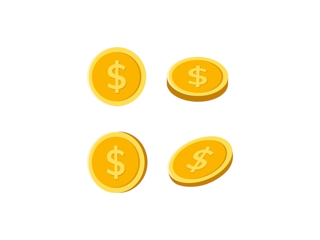 Des pièces d'or en dollars gratuits