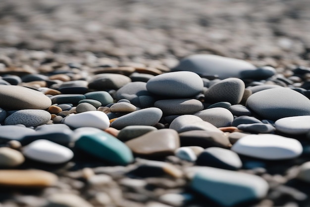 Vecteur des pierres sur la plage