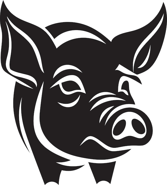 Piggy Perfections Vector Art Qui Met La Barre Haute Oink Et Inspire Pig Illustrations Vectorielles Pour Cr