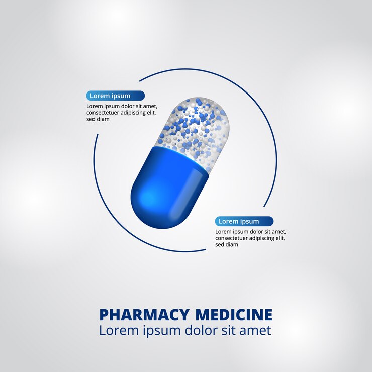 pilules pharmacie illustration données infographiques