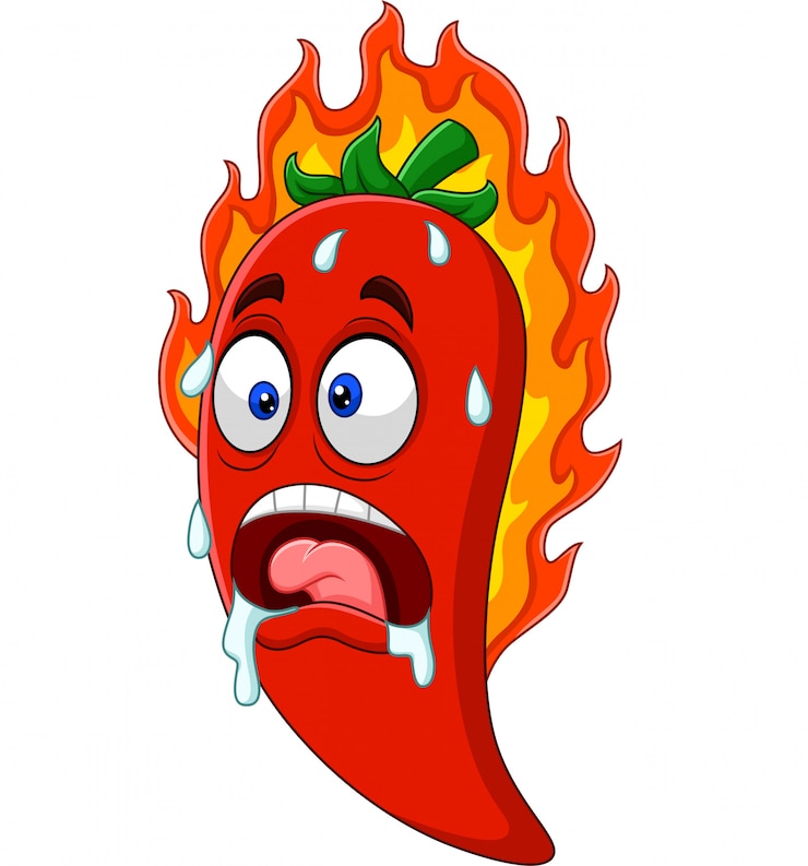 Vecteur piment cartoon