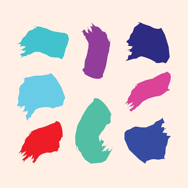 Pincet Des formes abstraites et colorées