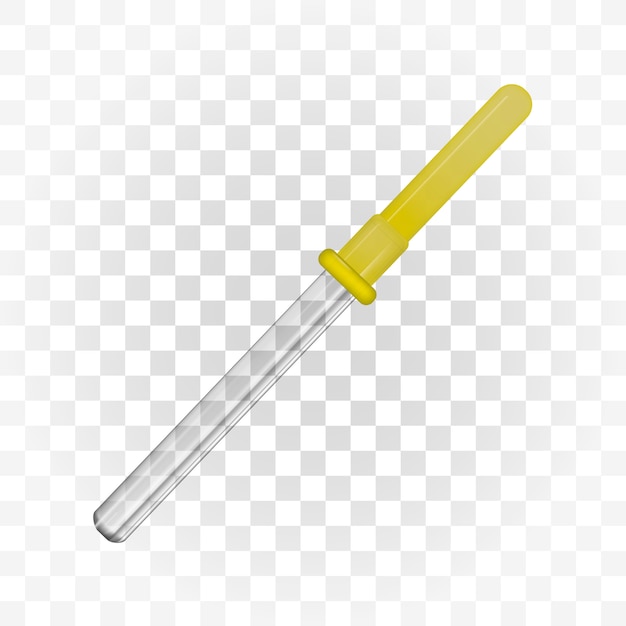 Pipette Médicale En Verre Transparent.