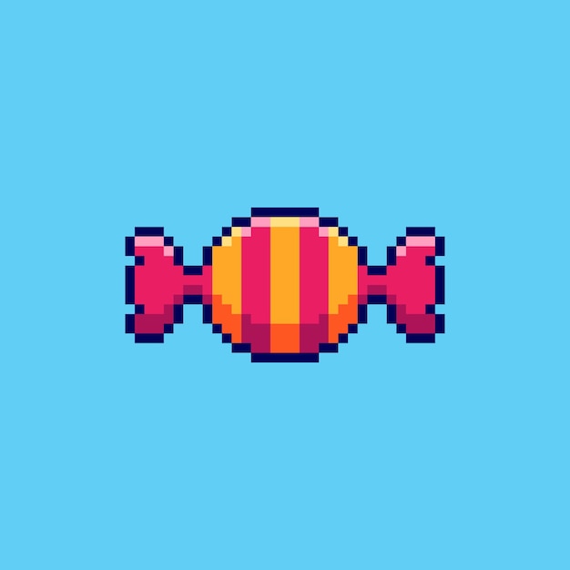 Pixel art Candy conception des actifs du jeu