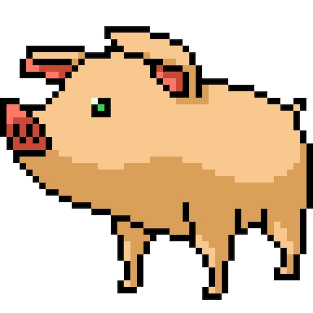 Petit cochon • Pixel Art