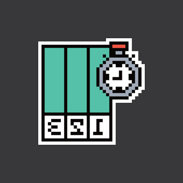 pixel art rétro animation design de sprite