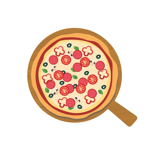 Pizza asiatique