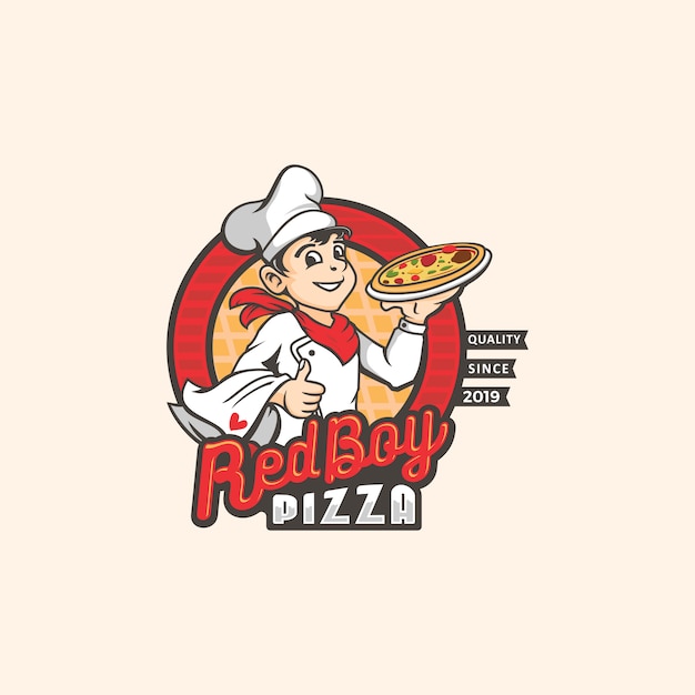 Vecteur pizza redboy