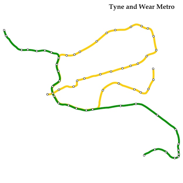 Plan Du Métro Tyne And Wear