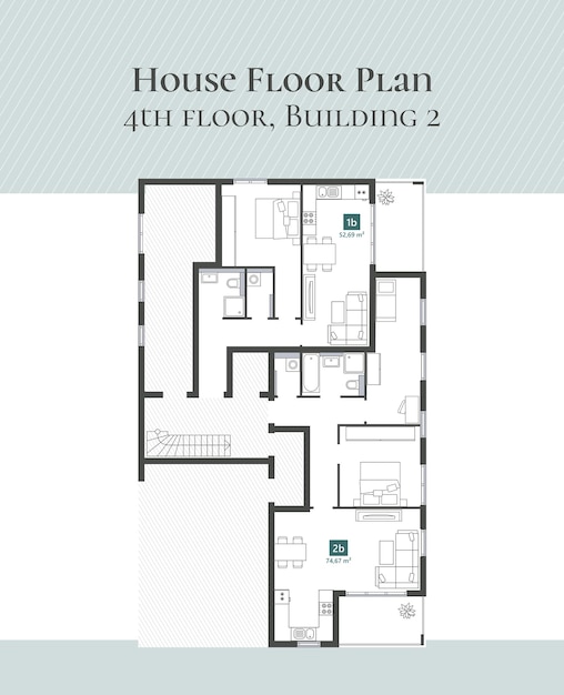 Plan d'étage de la maison