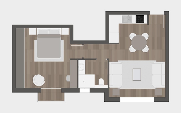 Vecteur plan d'étage