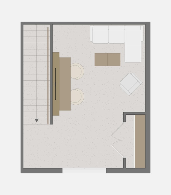 Vecteur plan d'étage