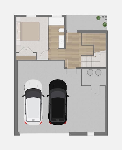 Vecteur plan d'étage