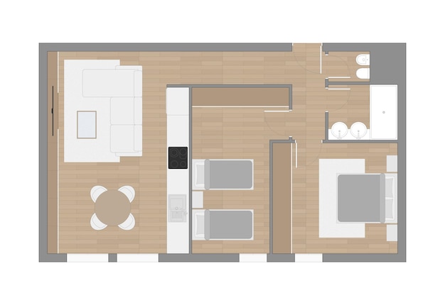 Vecteur plan d'étage