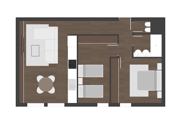 Vecteur plan d'étage