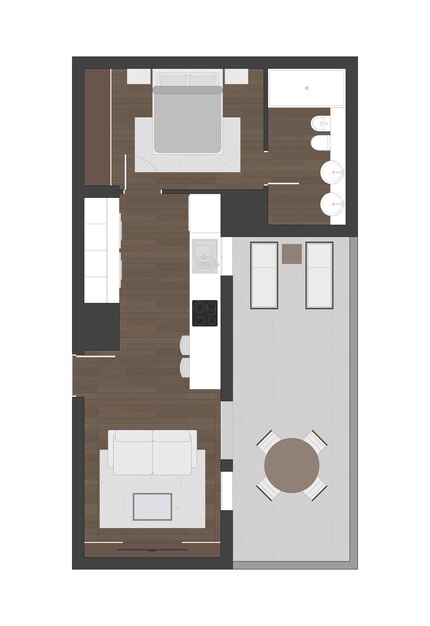 Vecteur plan d'étage