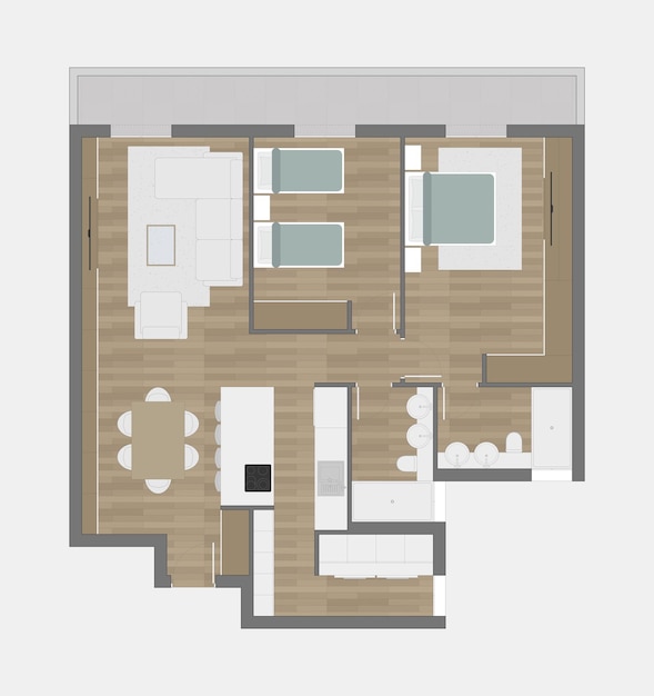 Vecteur plan d'étage