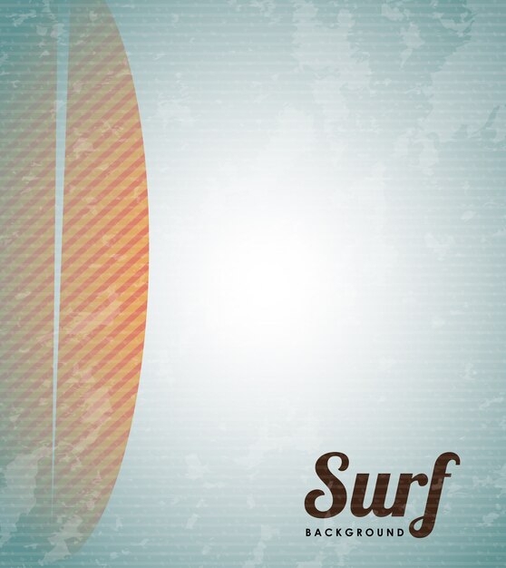 Vecteur planche de surf