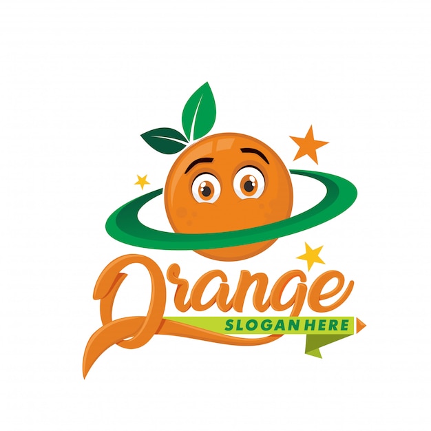 Planet Orange Logo Mascot