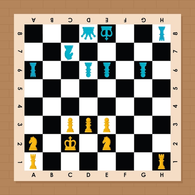 Plateau de jeu d'échecs