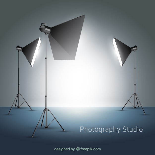 Plusieurs spots pour studio de photographie