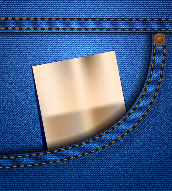 Poche de jeans
