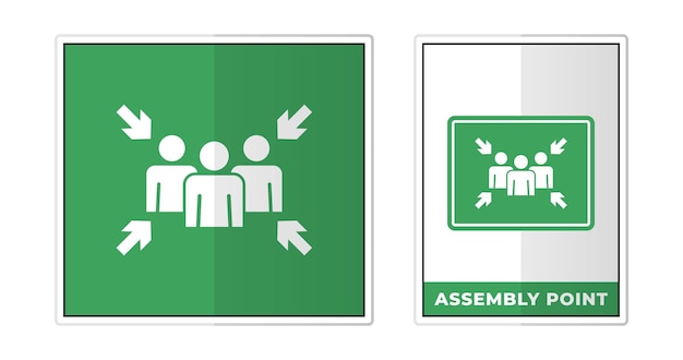 Point D'assemblage Signe étiquette Symbole Icône Illustration Vectorielle