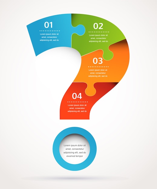 Point D'interrogation Abstrait Et Infographie