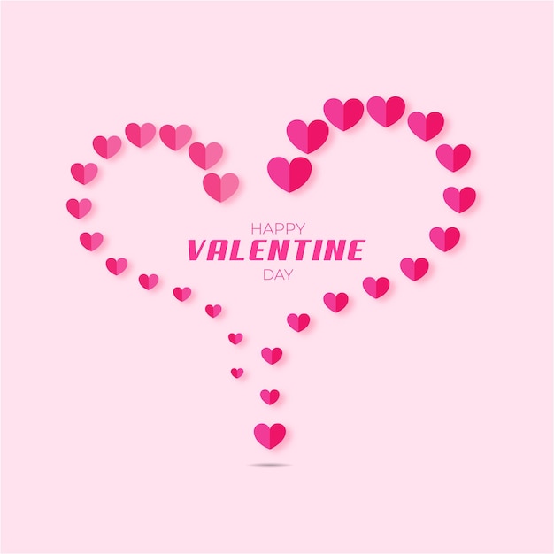 point d'interrogation formes d'amour design des jours de la Saint-Valentin