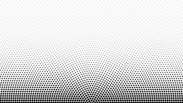 Vecteur points de demi-teintes fond abstrait grain de bruit pointillisme dégradé vecteur effet pointillé points radiaux fond dégradé avec fond de motif de points de demi-teintes