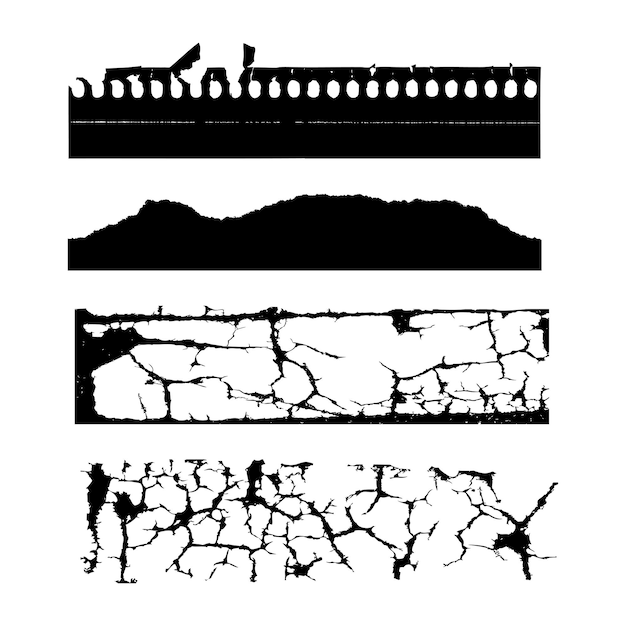 Points graphiques de base de la crasse Fond d'illustration vectorielle Texture noir et blanc