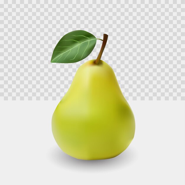 Poire 3d Illustrateur Premium