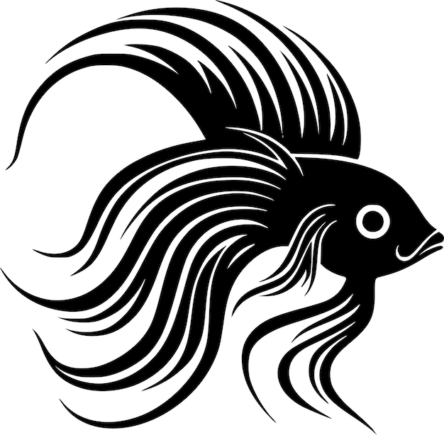 Poisson logo vectoriel de haute qualité illustration vectorielle idéale pour le graphique de T-shirt