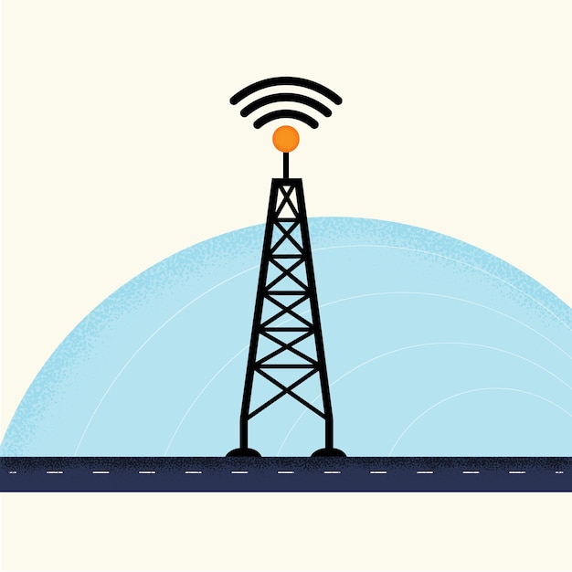 Pôle De Communication Réseau De Signal