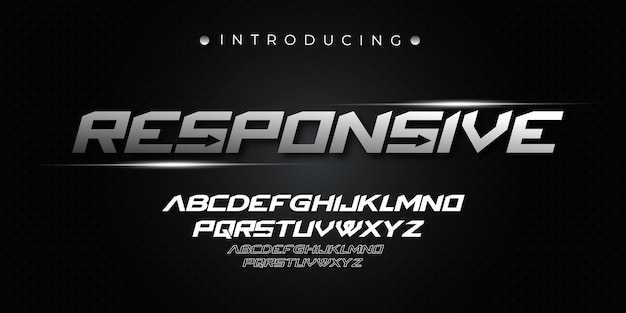 polices d'alphabet de sport moderne typographie personnalisée musique de sport texte en gras