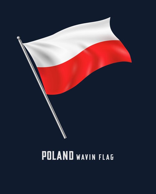 Pologne, Agitant Le Drapeau