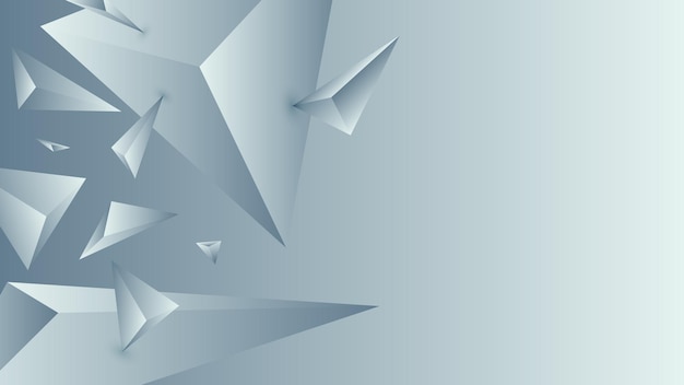 Polygone, ardoise abstraite, illustration vectorielle de fond d'écran dégradé bleu bébé.