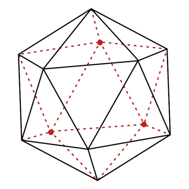 Polygone D'illustration Vectorielle à Une Seule Ligne