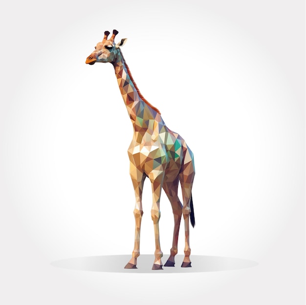 Polygone Safari Animal_Girafe