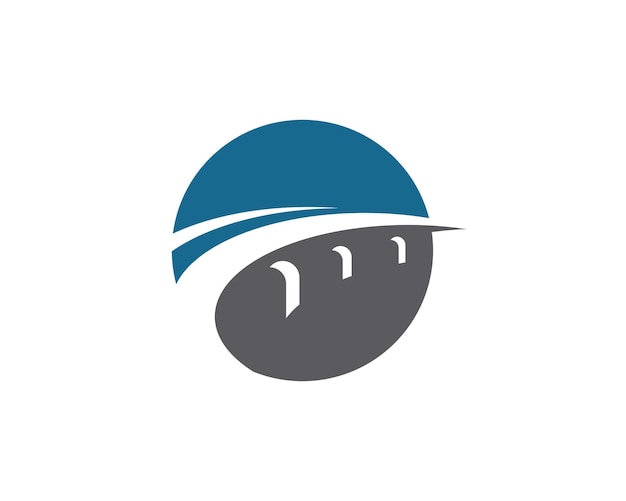 Pont icône vector illustration Logo modèle
