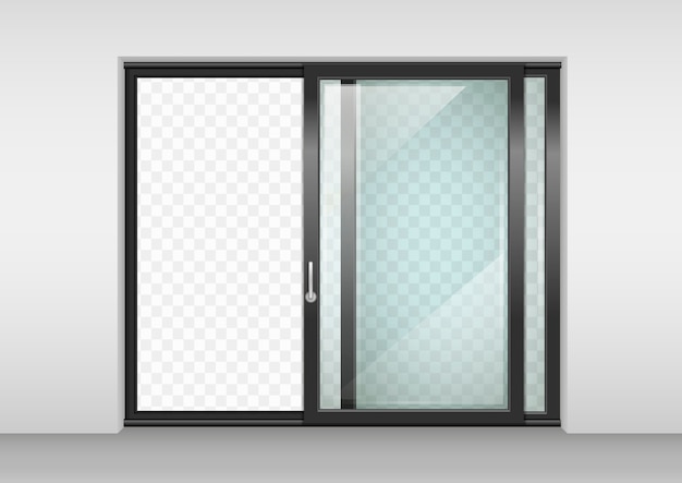 Porte coulissante contemporaine